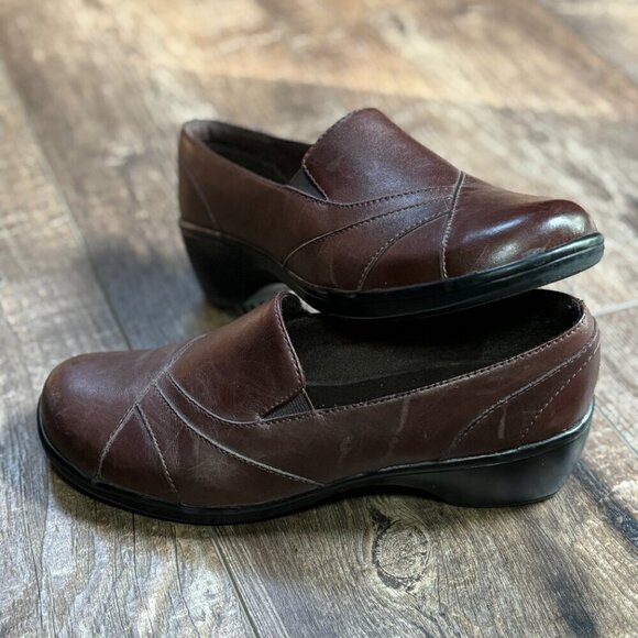 Clarks Bendables Blackberry Slip-On Dark Brown Women's Size 7.5 - Picture 8 of 14